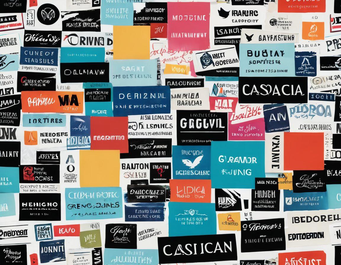 A dynamic collage showcasing the diverse landscape of adult media, featuring a variety of products, film clapperboards, and iconic platform logos scattered artistically. The background should be a subtle gradient of soft colors to convey a sense of exploration and openness, while still maintaining an elegant aesthetic. Incorporate abstract shapes to symbolize the fluid nature of adult media as a whole. Include a silhouette of a person navigating through this world, embodying curiosity and empowerment. vibrant colors. modern design. abstract elements.